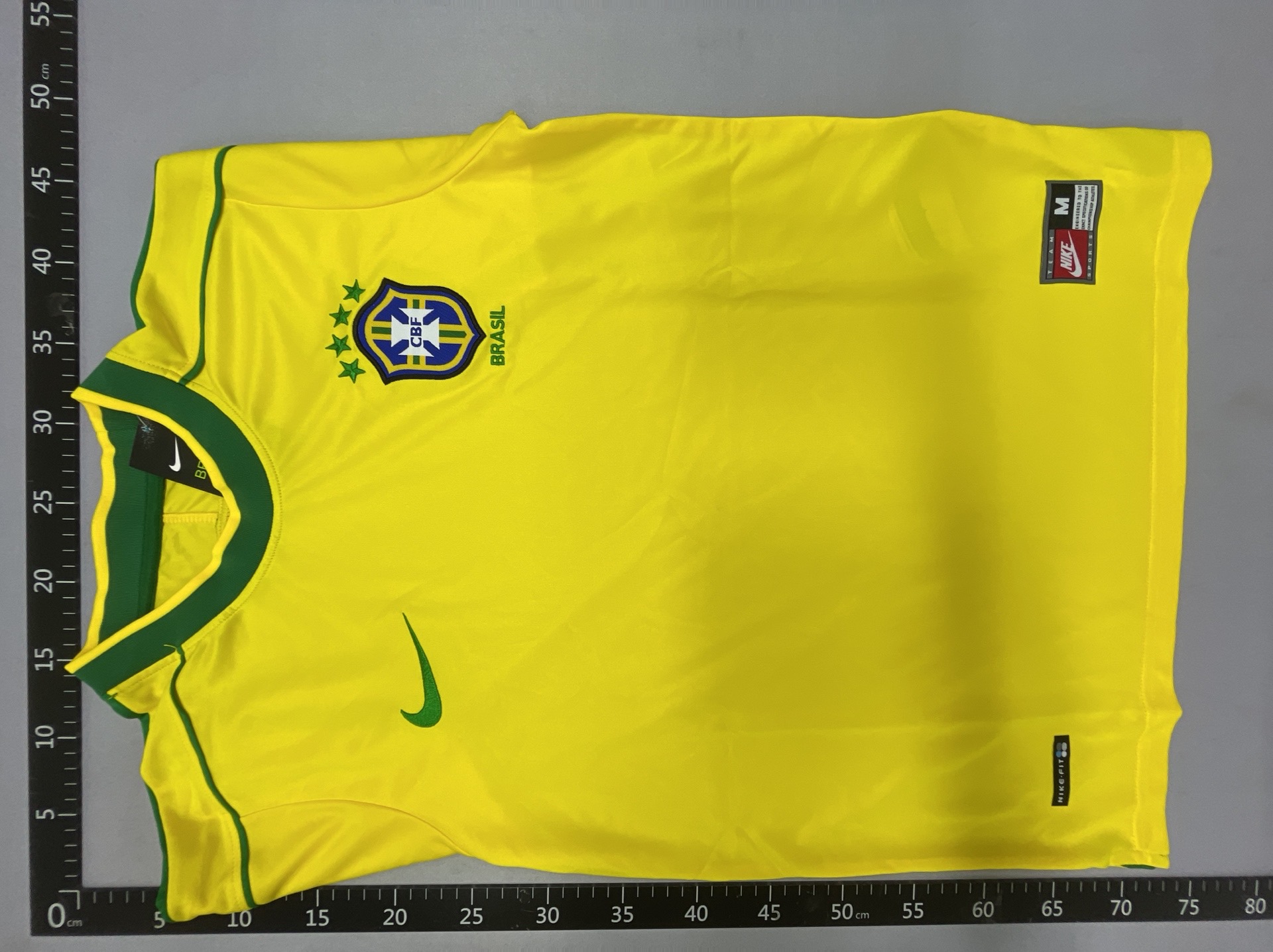 98-04 brazil retro series no. 9 no. 10 no. 11 commemorative edition football jersey 3