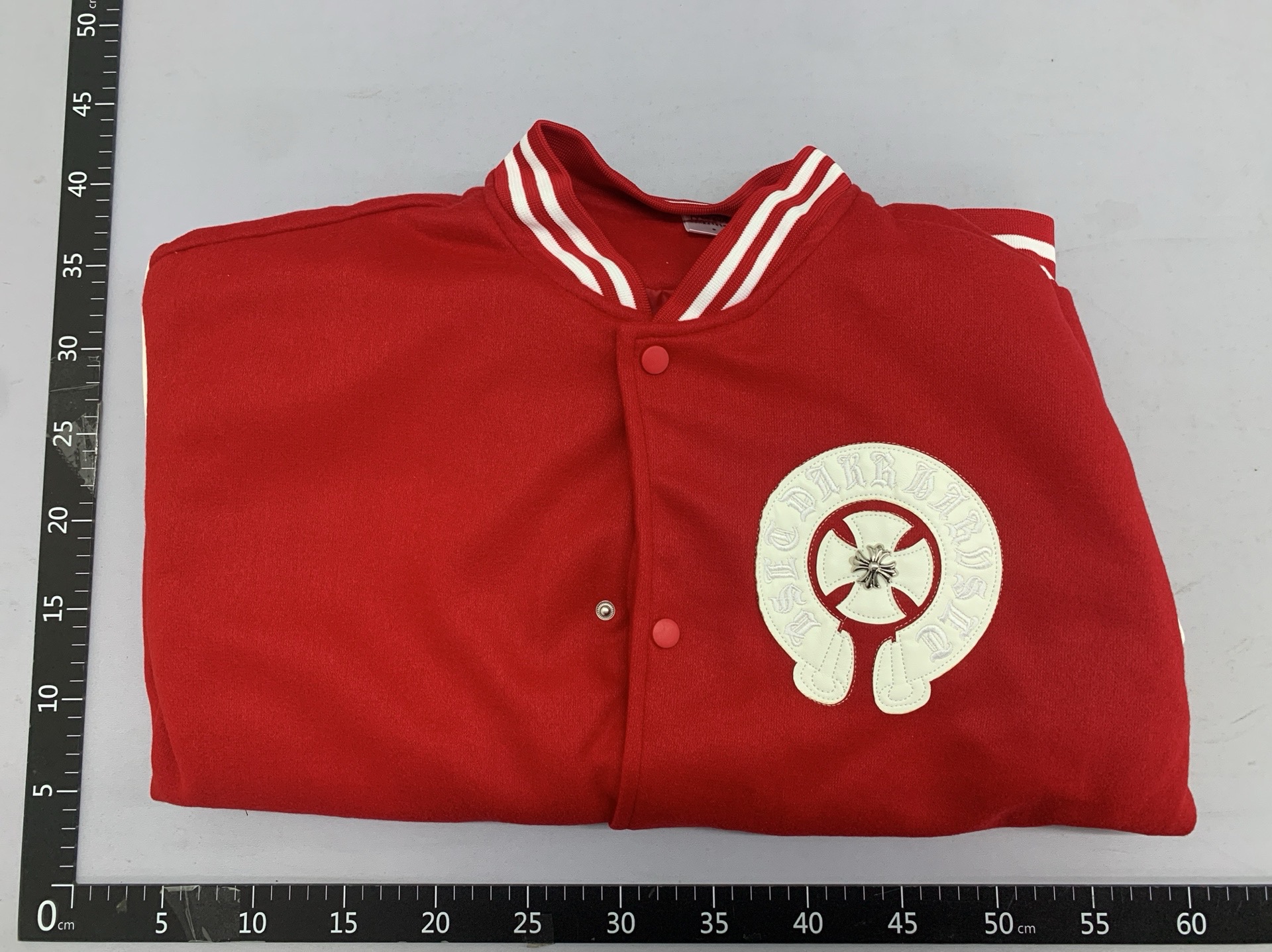Couple ins style loosejacketoutwear hong kong style street heavy weight cross leather embroider baseball uniform outwear 5