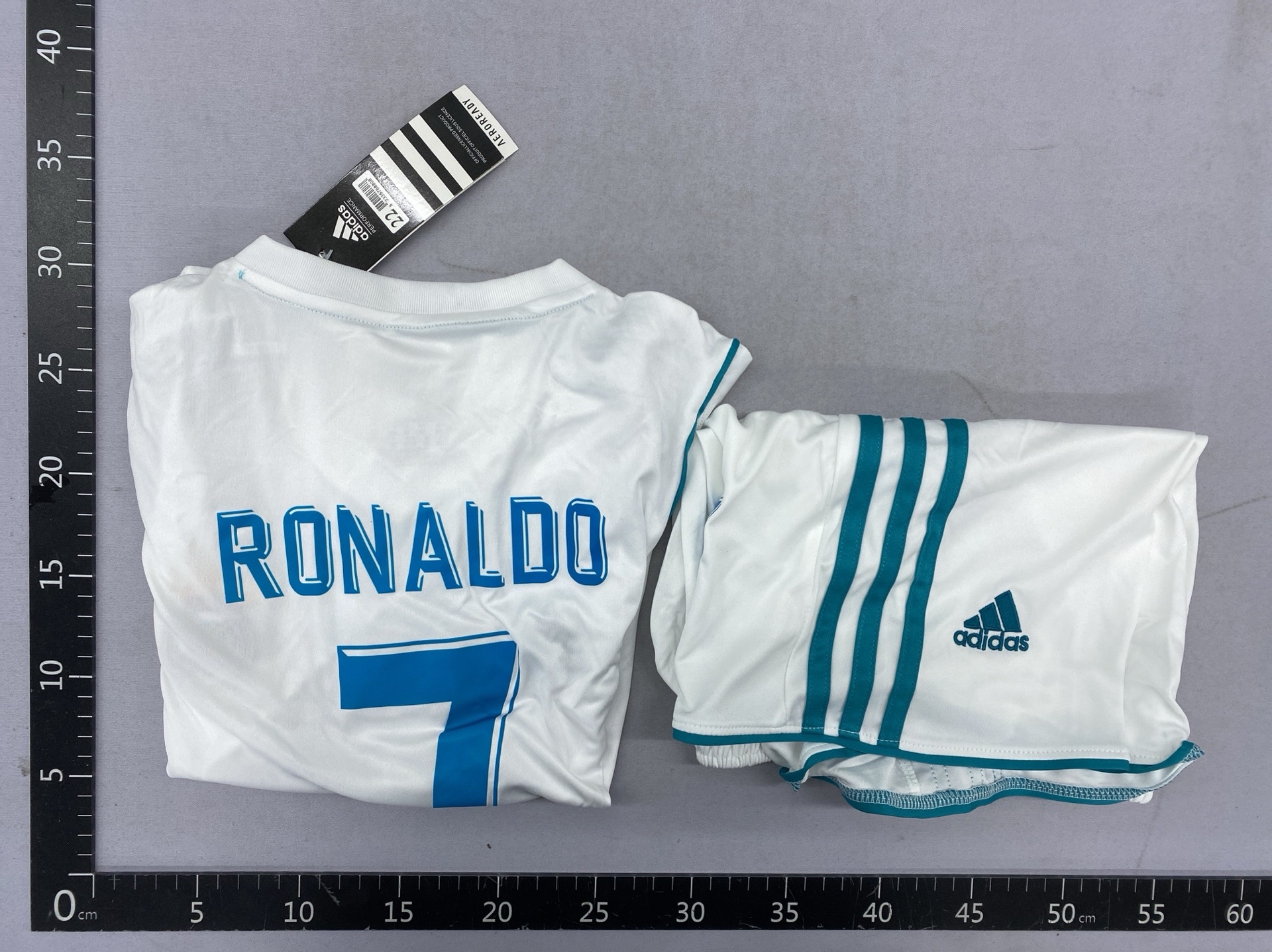 Vintage football jersey kids’ clothing brazil santos manchester arsenal real madrid ac short sleeve set club kit 7