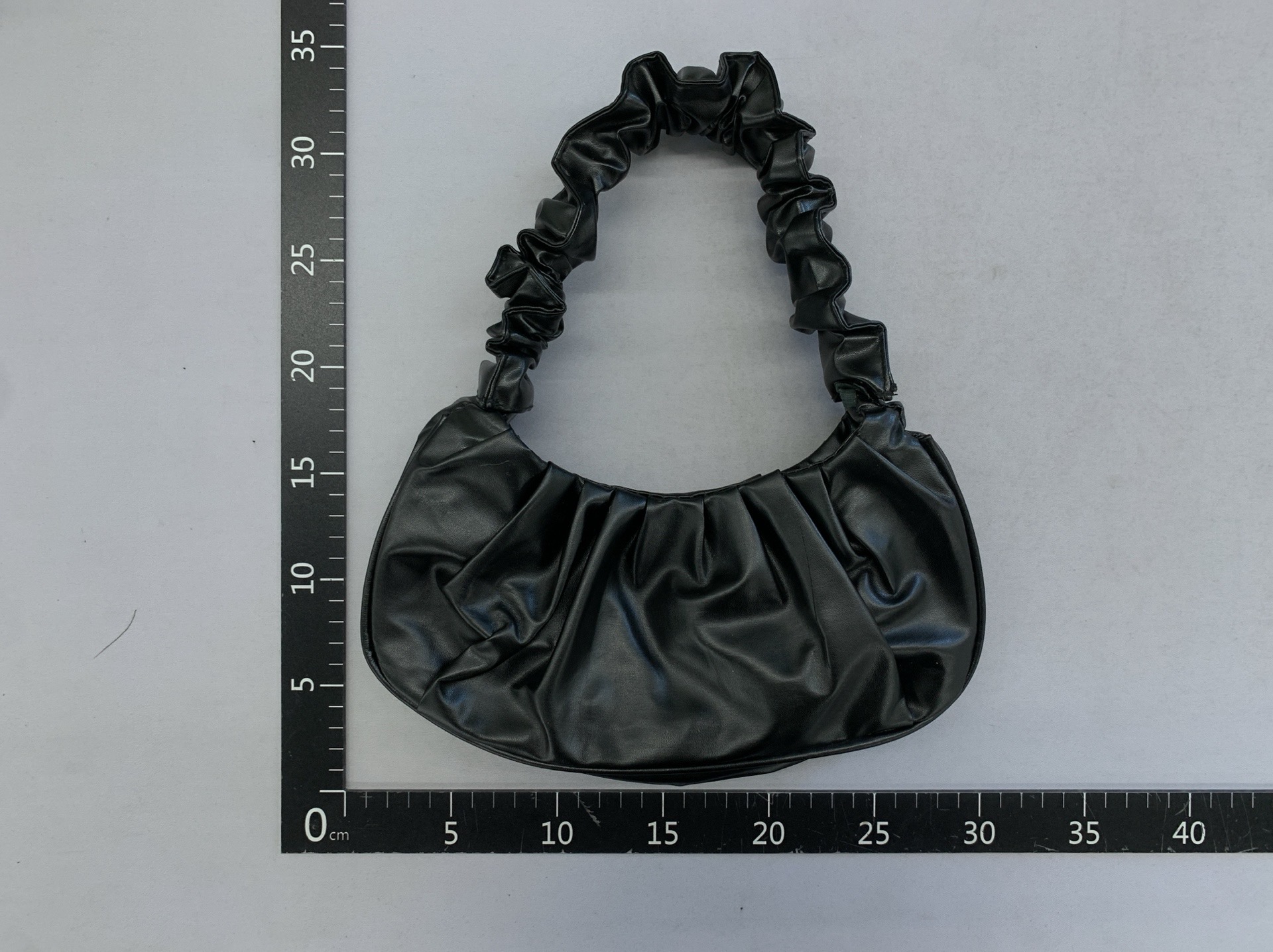 Exportk-style women’s bag 2025new arrivalpure color cloud pleated bag casual women’s armpit bag sweet shoulder bag 3