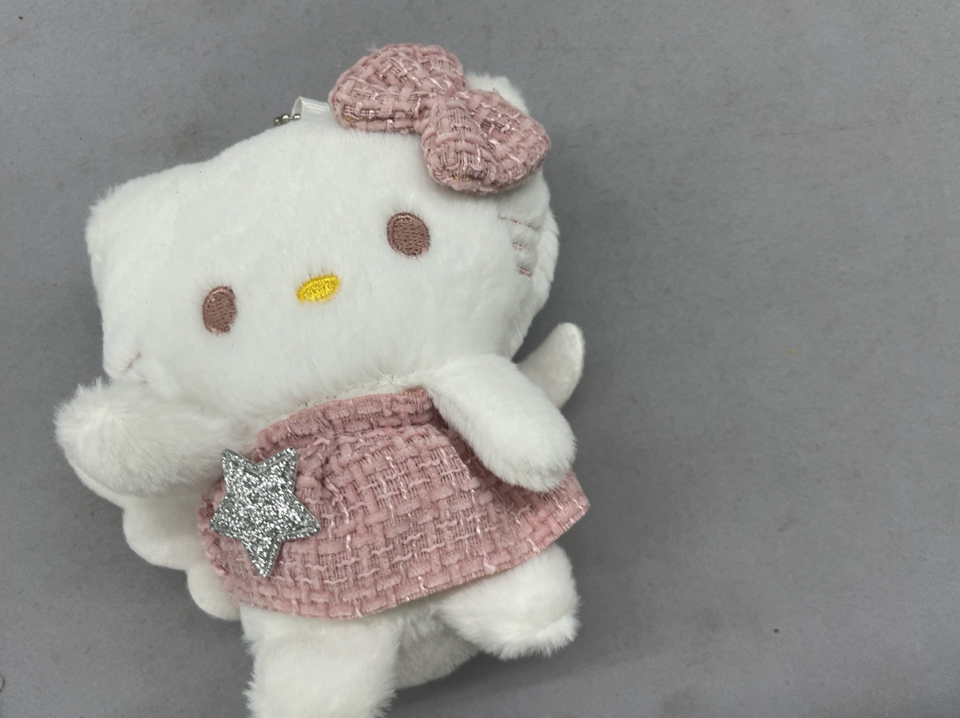 Best selling angel kt cat pendant girl bag stuffed toy cute doll hellokitty small pendant doll 2