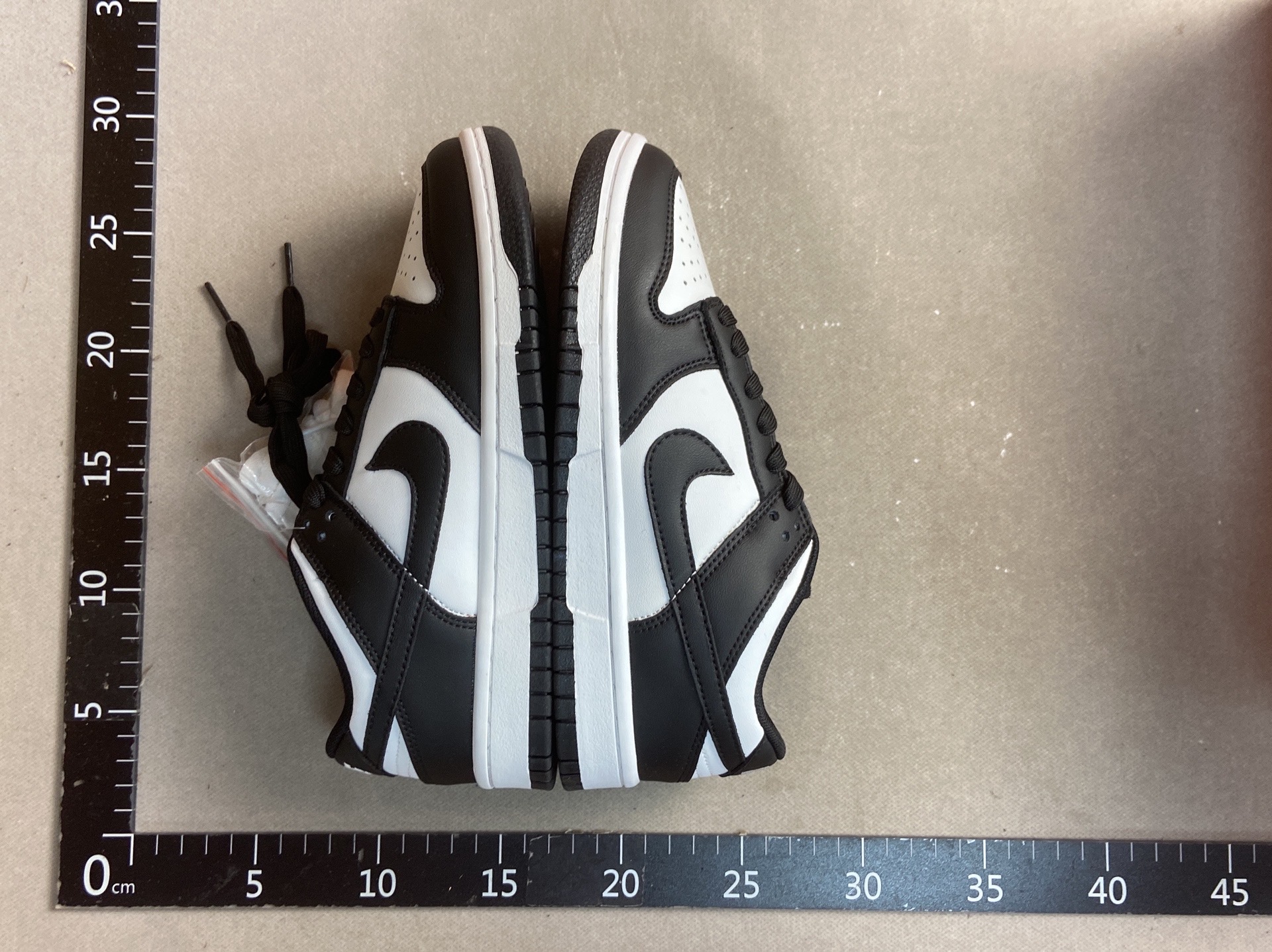 Trendy black and white panda design sneakers – available in university blue and burgundy – lightweight casual shoes for men and women 3