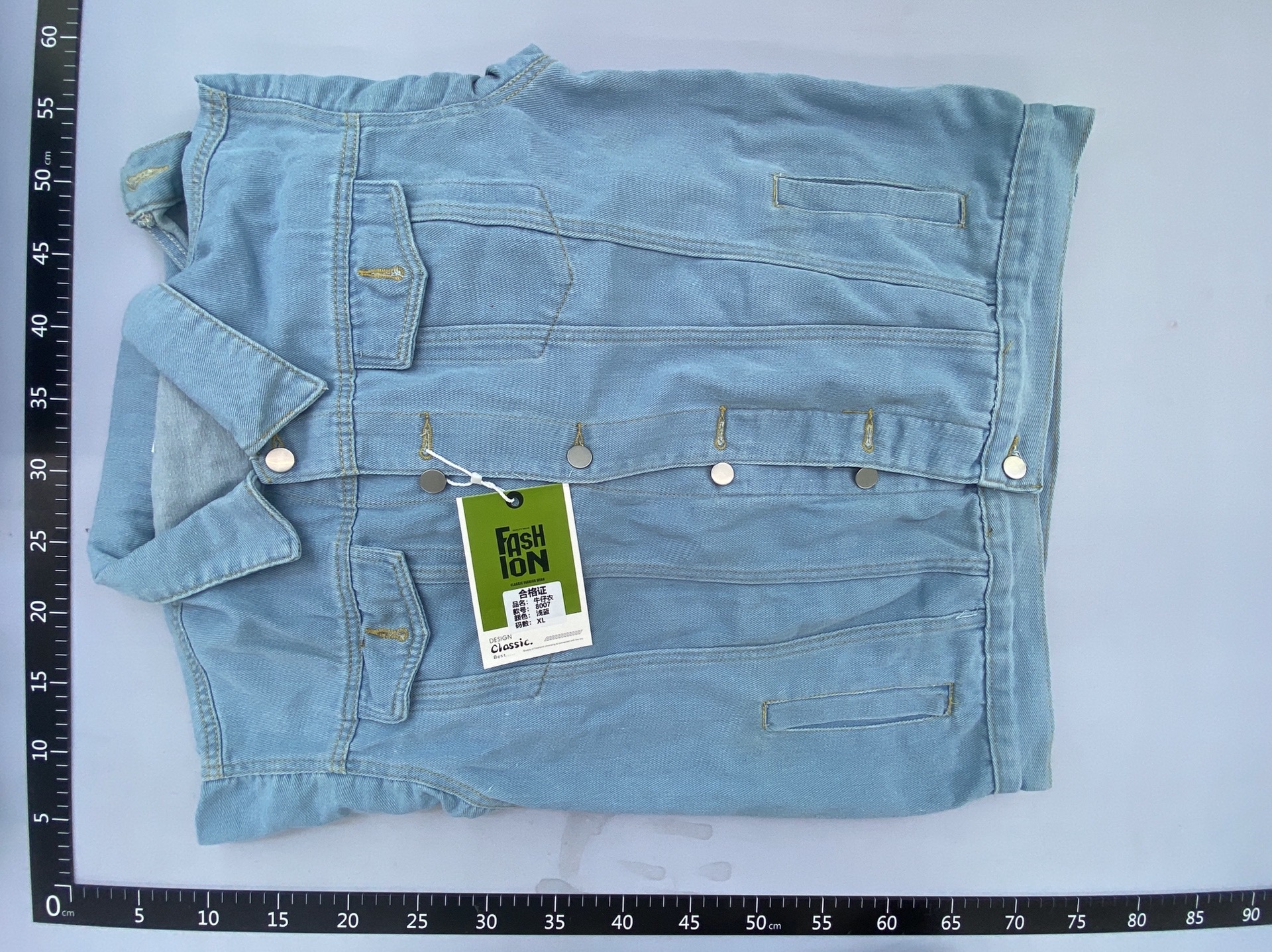 Spring & fall style hong kong style denim jacketmenloose handsome patchwork top clothes trendyk-styleinscasualoutwear 3