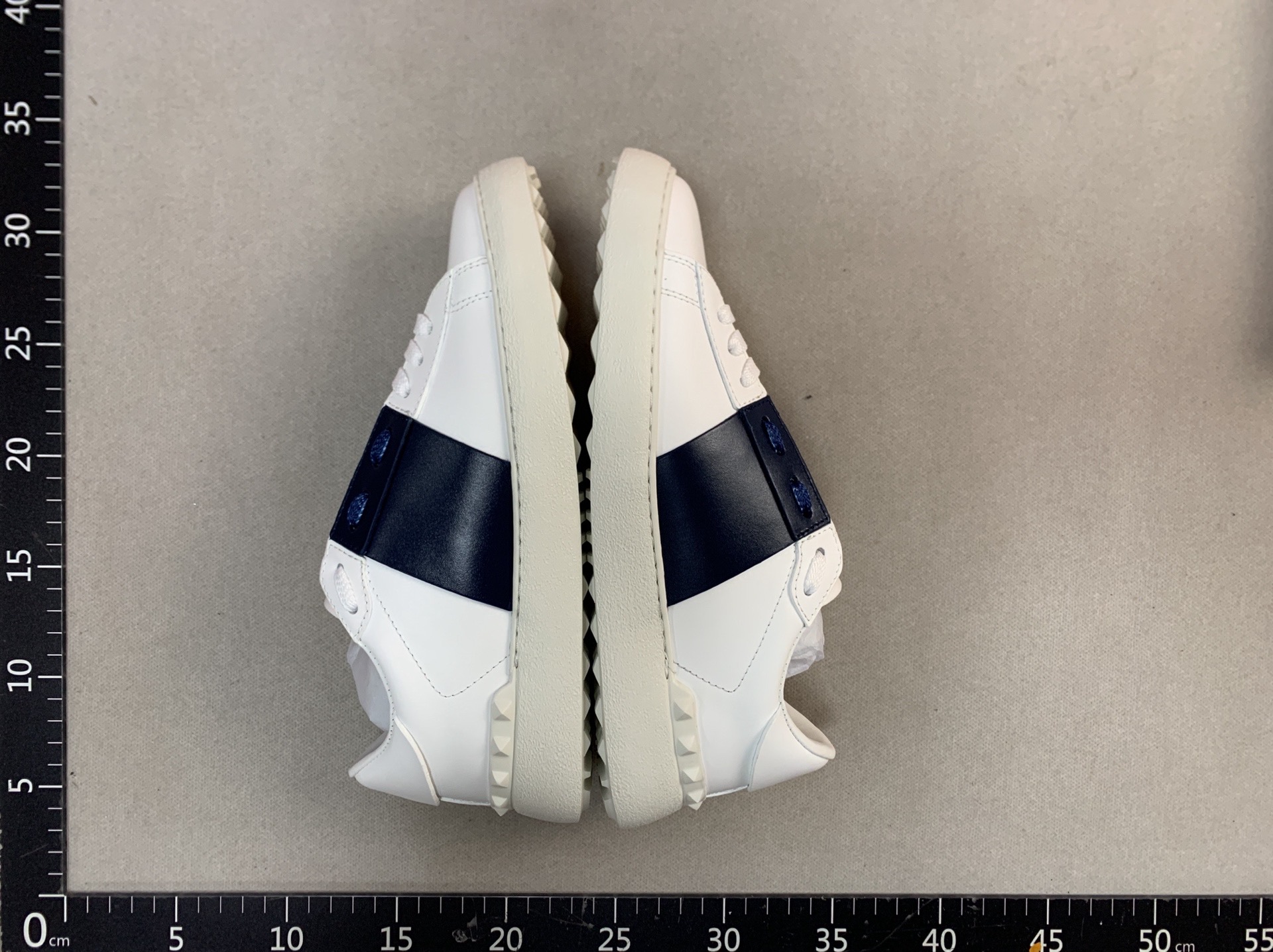 [high version] ceiling ~ casual color matching men’s and women’s shoes, rivet sports sneakers, couple’s rivet genuine leather white shoes 4
