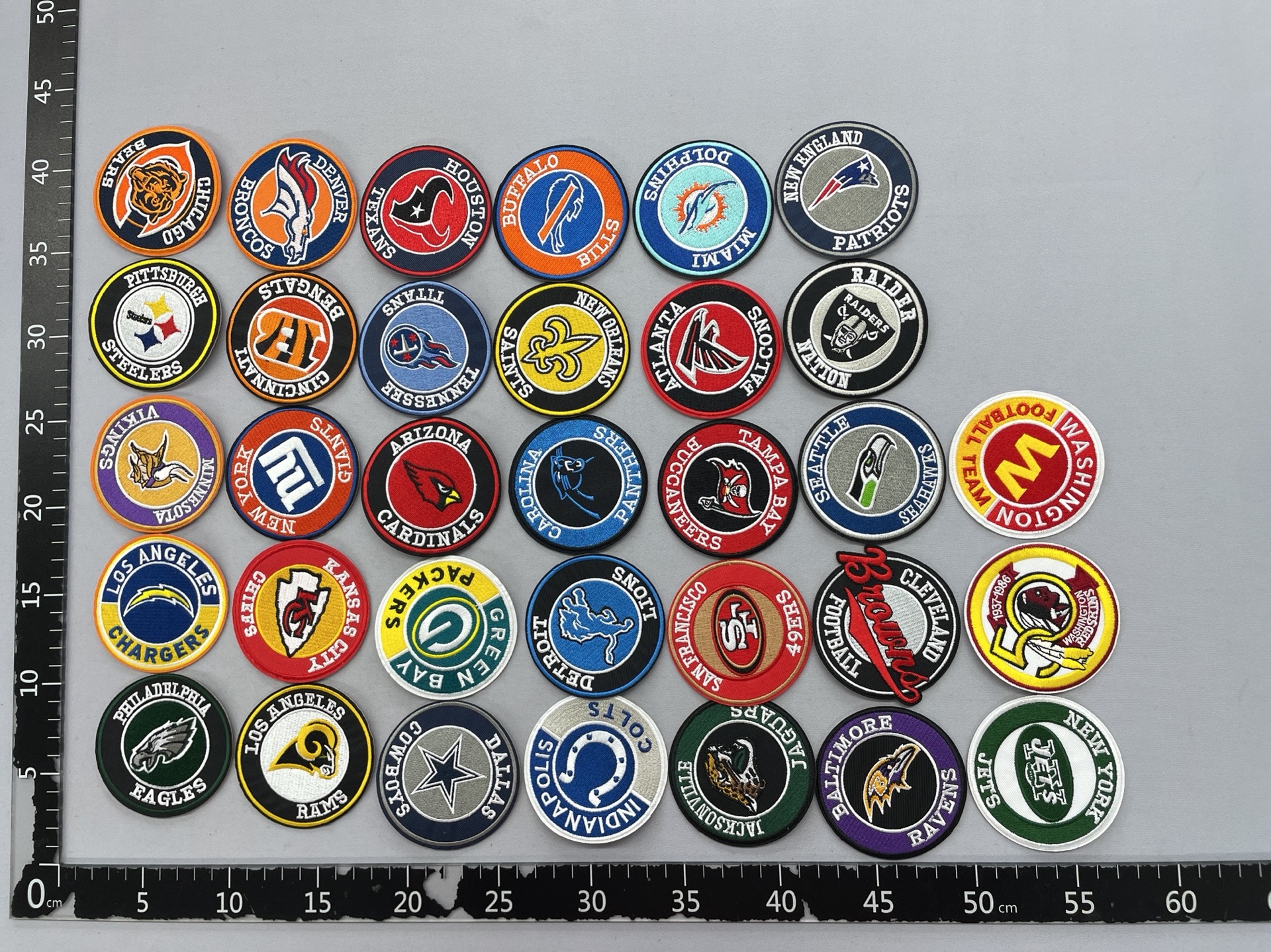 Ya xiu new arrival round badge cloth patch nfl football football league cross-border tk hot style cloth patch bag packaging decoration 3