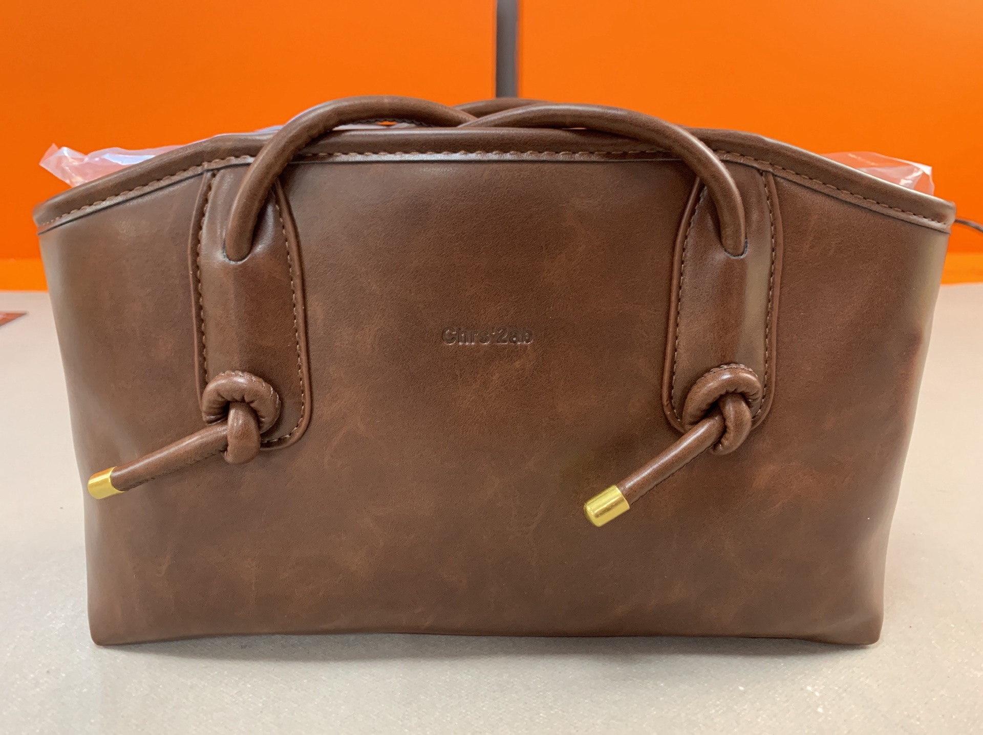 Textured retro large capacity bag women’s 2024 new autumn winter commuter shoulder bag satchel tote bag 4