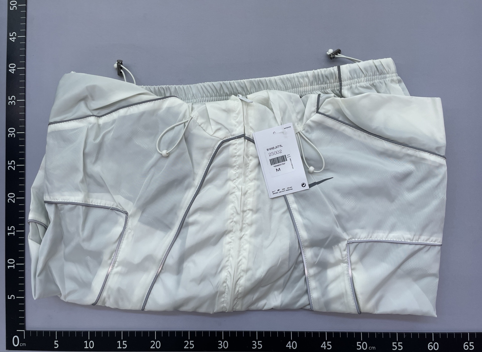Cross-border nk devil’s island co-branded hook jacket outwear hooded men’s and women’s windbreaker waterproof reflective strip tops pants 5