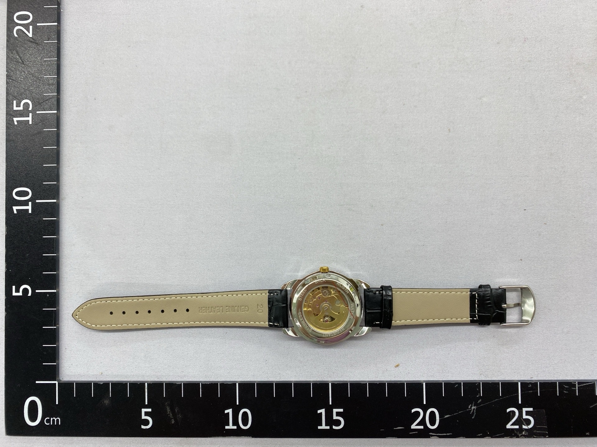 Stylish hollow-out men’s watch – waterproof, luminous, business leather strap, transparent case, automatic mechanical movement, men’s watch, export watch 3