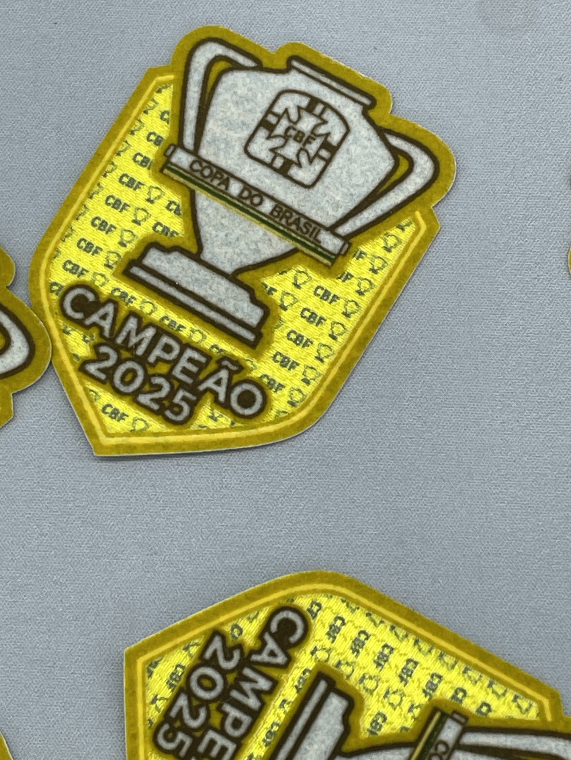 2025 corinthians brazilian cup champion (flocking) armband jersey number letter number heat transfer sticker ball 2