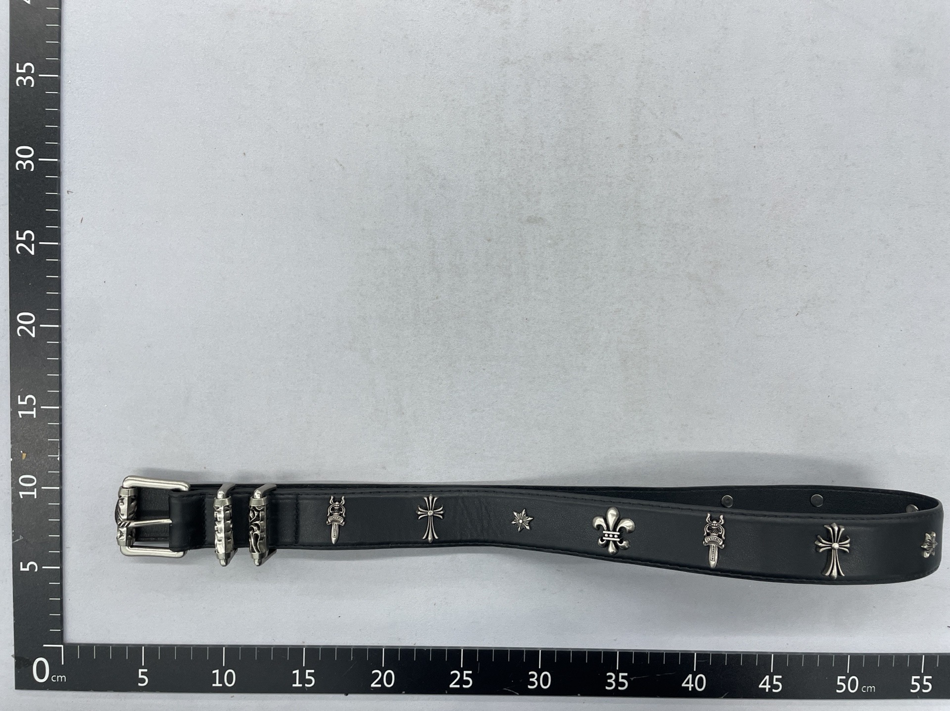 Ch leather belt hollow roller men’s and women’s new arrival pin buckle easiest for matchretrostylish punkjeans decorative belt 4