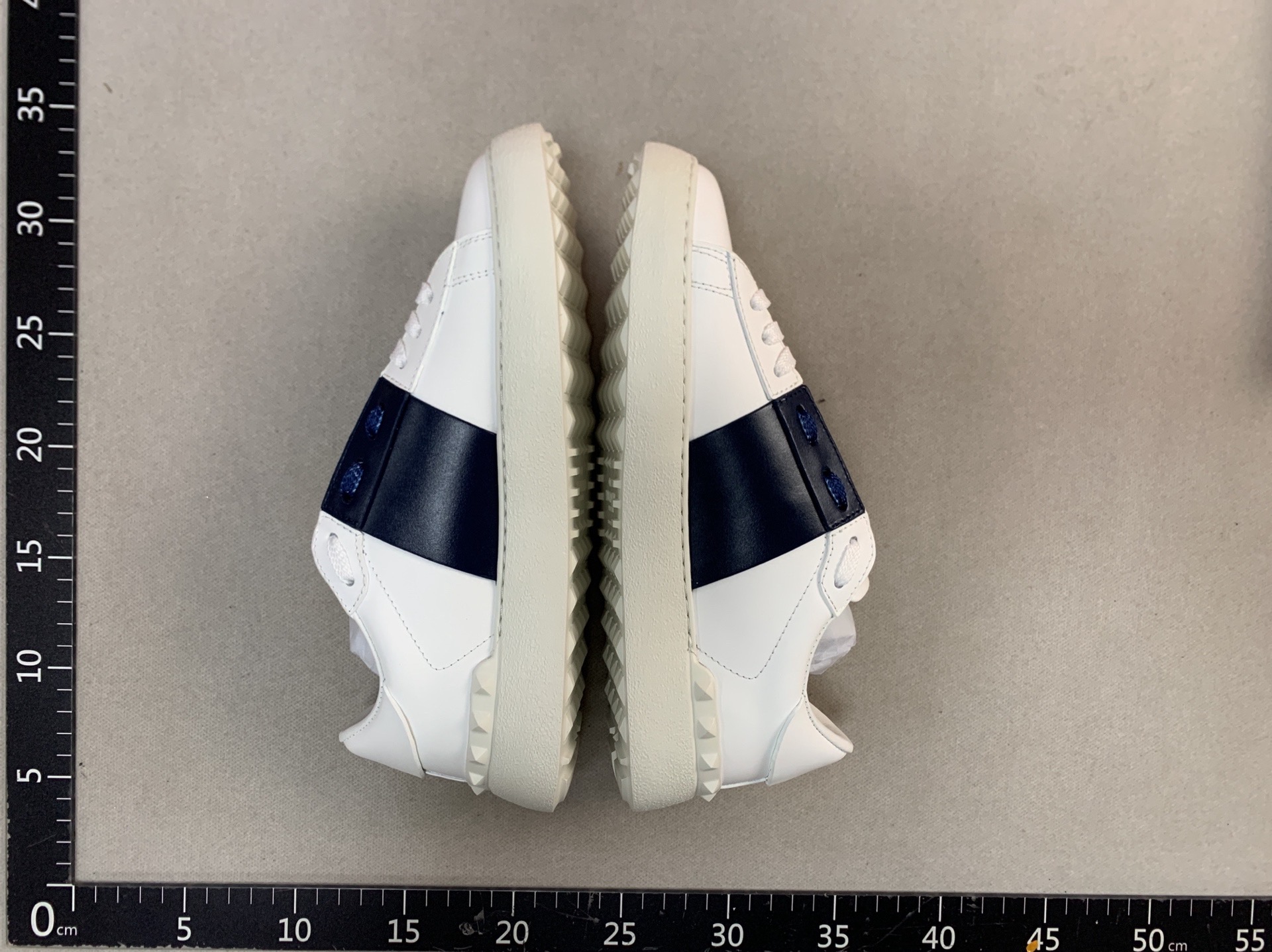 [high version] ceiling ~ casual color matching men’s and women’s shoes, rivet sports sneakers, couple’s rivet genuine leather white shoes 5