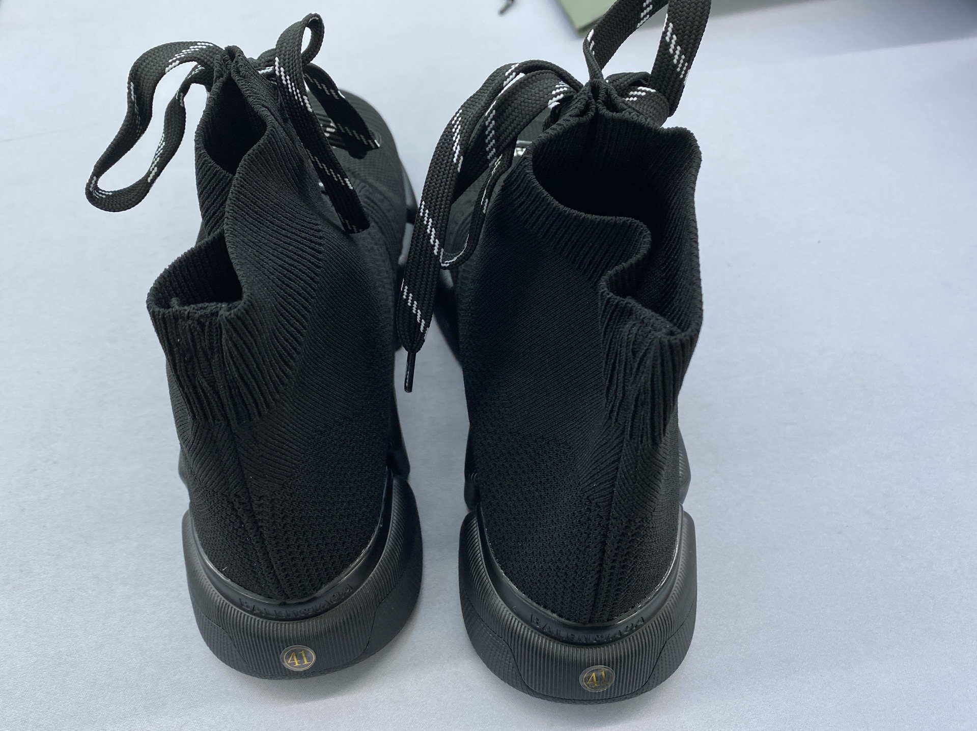 2021winternew arrival paris socks shoes flatstie backknittingb family letter high-top elastic couple women’s shoes 5