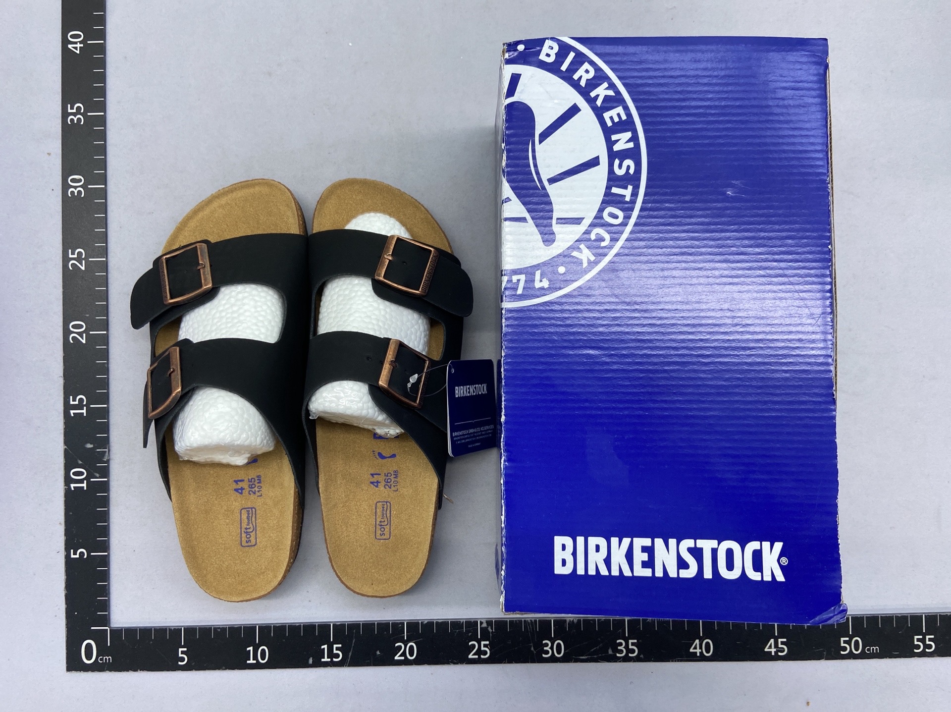 Birkenstock cork slippers men’s korean version 2025new arrivalsummertrendyoutwearnon-slipcouple one-line beach women’s shoes 7