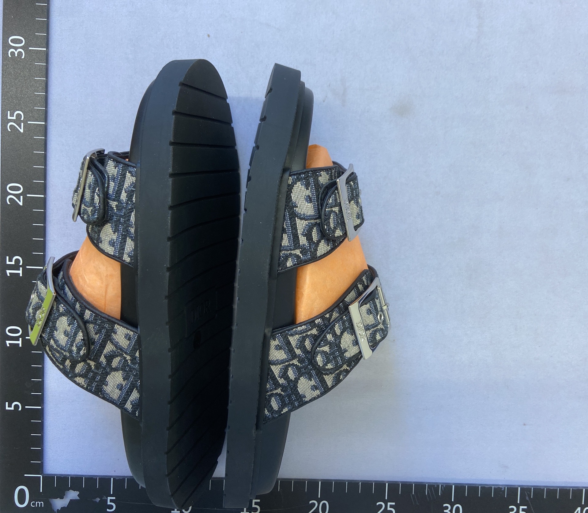 2026 european edition embroidered leather buckle high-end elegant platform summer slides men’s casual one-strap sandals 6