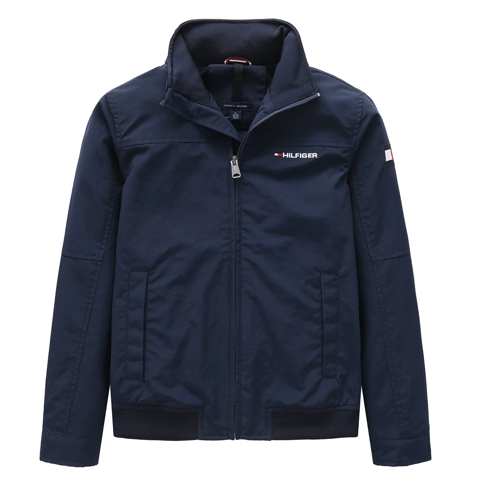 Trendy boys’ casual jacket – youth stand collar windproof outerwear – stylish kids’ outdoor waterproof windbreaker