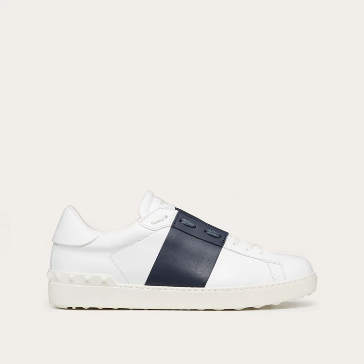 [high version] ceiling ~ casual color matching men’s and women’s shoes, rivet sports sneakers, couple’s rivet genuine leather white shoes