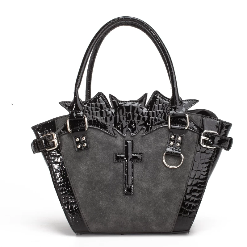 2025 fallen night cross bat gothic subculture lolita satchel crossbody bag y2k bat dark frame