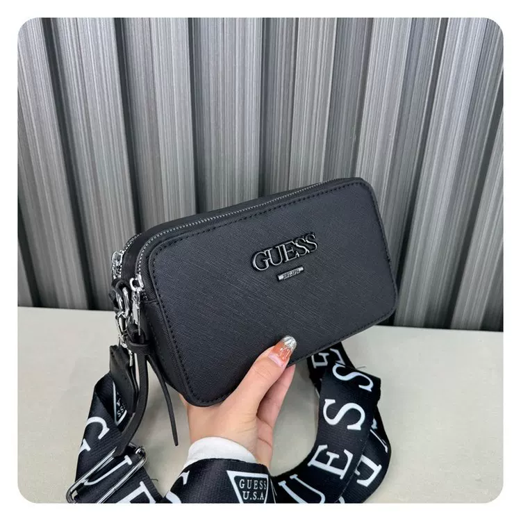 Fashionable double-compartment small square bag – 2026 spring new arrival – wide strap camera bag – shoulder & crossbody bag for women – phone bag 1